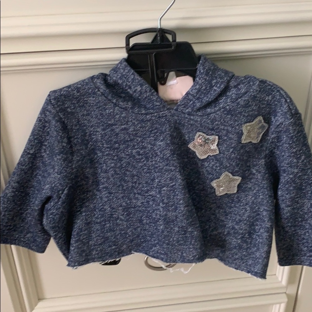 Crop top hoodie